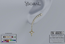 ~~ Ysoral ~~.: Earrings Shooting Star :. (leL / BeSpoke /  Catwa / Genus /LAQ / Unrigged) 