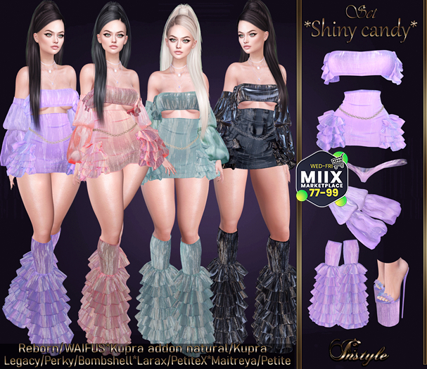 PROMOTION InStyle Full Set *Charlotte*-Lilac