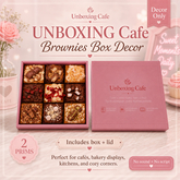UNBOXING Cafe Pink Brownies Box Decor