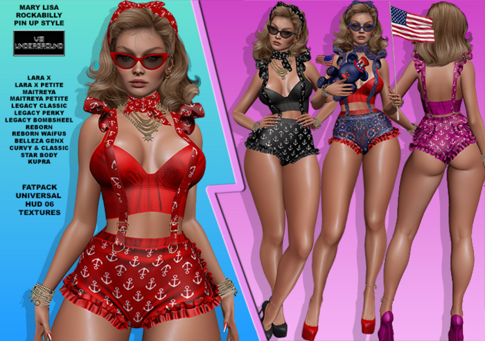 **DEMO**MARY LISA PIN UP ROCKABILLY STYLE COMPLETE OUTFIT**