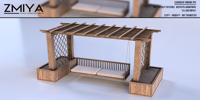 ZMIYA Garden Swing PG