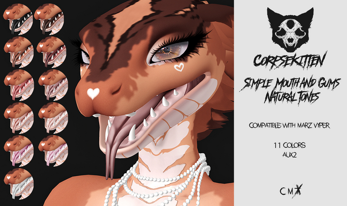 Corpsekitten - Simple Mouth and Gums Naturals - Vyper (WEARME)