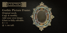 Eclectica- Gothic Picture Frame-Copper