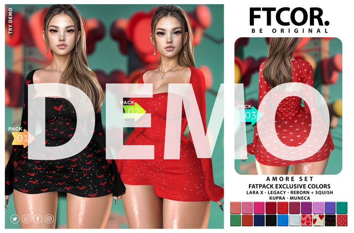 :::FTCOR:::AMORE_DRESS::: DEMO