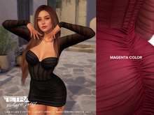 TETRA - Eclipse Dress (Magenta)