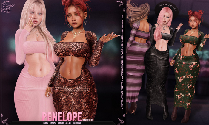*B.D.R.* Penelope -Maxi Dress- (Fatpack)
