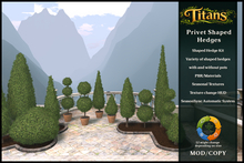 TITANS - Privet Shaped Hedges 
