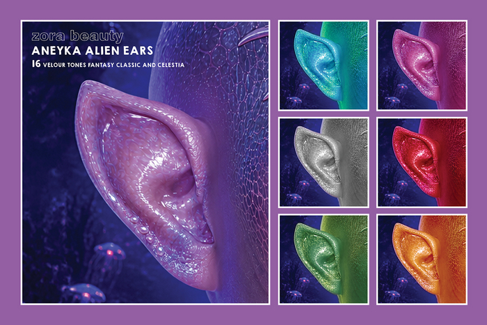 ZORA BEAUTY - ALIEN EARS - EVOX - 16 COLORS