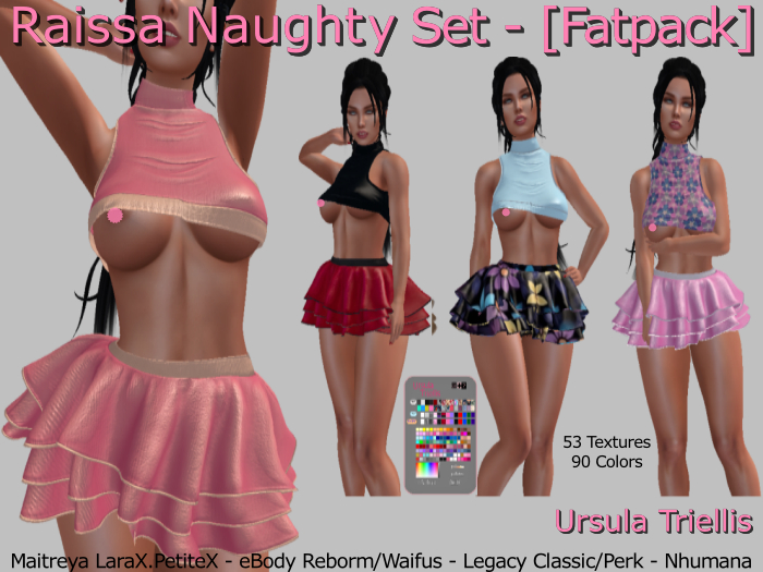 7356 Raissa Naughty Girl Set - [Fatpack]