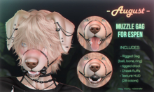 [• AUGUST •] - Muzzle gag (Espen head)