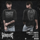 ⁘ Lonely T-Shirt Pack (Black and white)