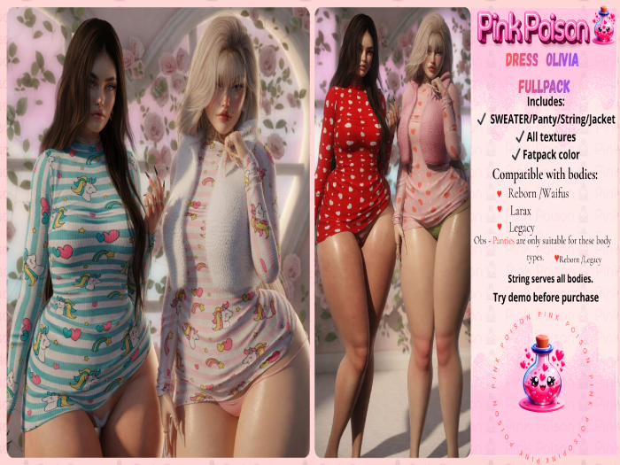 PINK POISON #DRESS OLIVIA DEMO