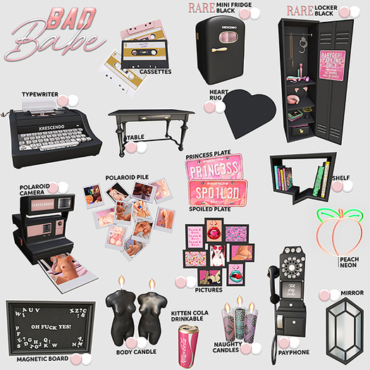 [Kres] Bad Babe - Mirror - Pink