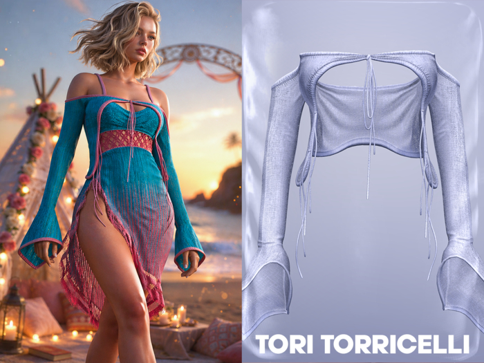 TORI TORRICELLI // Cosette CoverUp // SmokeBlue