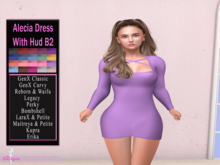 Alecia Dress With Hud B2