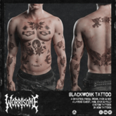 ⁘ Blackwork Tattoo (2K textures)