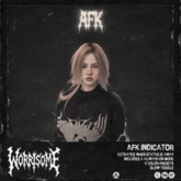 ⁘ Automatic AFK Indicator – Y2K Deathcore Style Text