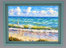 Picture Framed - Ibis Wandering the Shore
