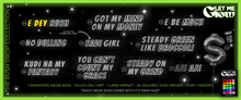 LET ME GLOW TRD 04 - E DEY RUSH NEON SIGN