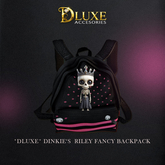 *DLUXE* DINKIES RILEY FANCY BACKPACK* black (add)
