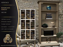 [Ds] Heritage - Bookcase Single Decor
