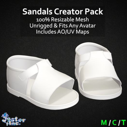 [Jester Inc.] Full Perm Sandals Creator Pack!
