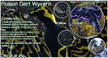 Poison Dart Wyvern Yellow&Purple