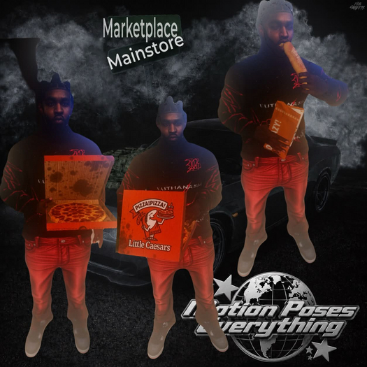 "Little Caesars"PosePack