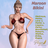 Maroon Bikini  - PLAGEN  (ADD)