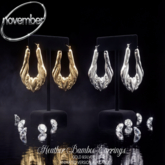 Nov-Heather Bamboo Earrings (FP)
