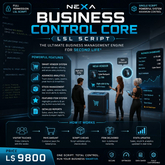 NEXA Business Control Core LSL Script FULL PERM | Smart Vendor, Sales Analytics, Stock Manager & Business System