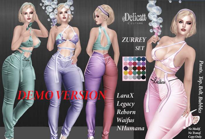 Delicatt Couture - Zurrey  Outfit - Demo