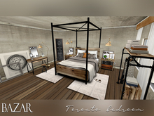 SALE! ~BAZAR~ Toronto Bedroom set PG | Low LI | Industrial style | Mesh Furniture