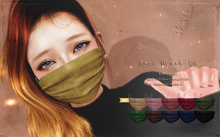 ::C'est la vie !:: Face Mask 04 (#1) / 10 Colors Change
