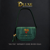 *DLUXE* DINKIES EDIE BOHO BAG* green (add)