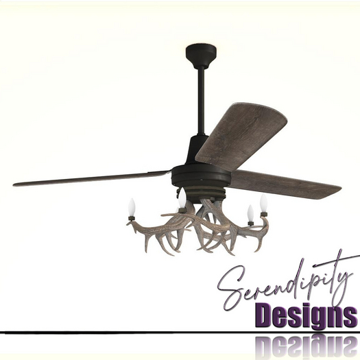 Serendipity Designs - Bozeman Ceiling Fan 