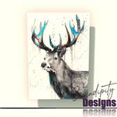 Serendipity Designs - Bozeman Watercolor Elk