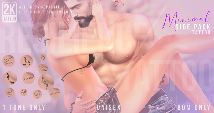 [RESILIENCE] Tattoo - Minimal Side Pack