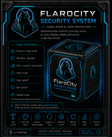 FlaroCity Security System Box