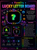 FlaroCity Lucky Letter Board