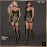 SAS - Ophelia Tan Leather Outfit (LaraX & MB)  