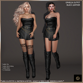 SAS - Ophelia Black Leather Outfit (LaraX & MB) 