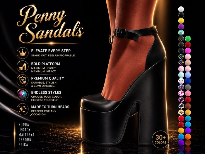 *Endless*Penny Sandals (add)
