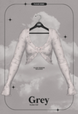 Loki - Flora Top - Grey