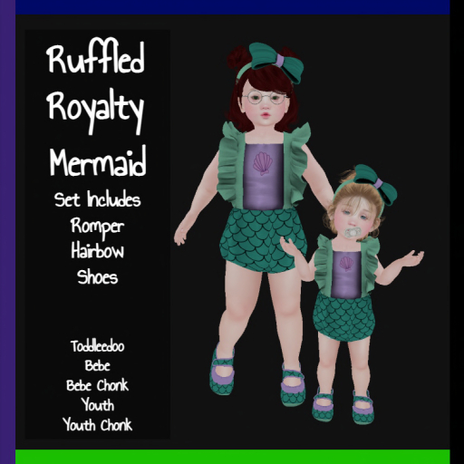 :And Stuff: Ruffled Royalty - Mermaid