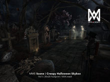 MM5 Scene - Creepy Halloween Skybox 