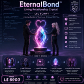 EternalBond™ Living Relationship Crystal LSL Script | Evolving Couple System, Memories, Milestones & Partner Bonding