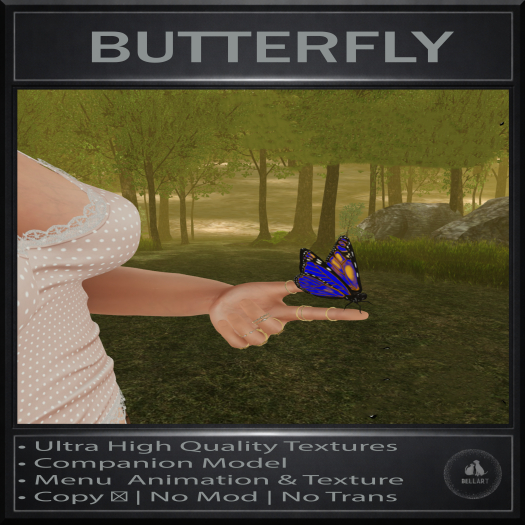 .:Bellart Studio:.Butterfly on finger