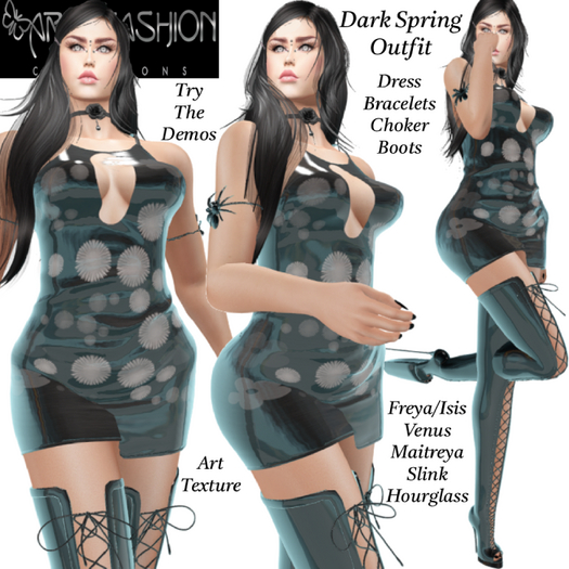 ART & FASHION - DARK SPRING OUTFIT