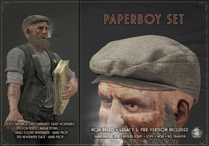 Dirty Rat - Paperboy Set